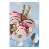 Trio van Ice Cream en Sweet Sundae Mini Klembord (Achterkant)