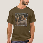 Trio van Lion Cubs met moeder T-shirt (Voorkant)