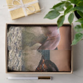 Trio van paarden die op de zon in Surf lopen Tissuepapier (Geschenk)