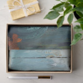 Trio van pompoenen op rustieke hout decoupage tissuepapier (Geschenk)