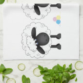 Trio van schapen theedoek (Gevouwen)