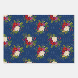 Trio van Vakantie boeket cadeau wrap Inpakpapier Vel