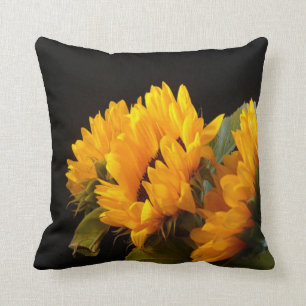Trio van Zonnebloemen Kussen