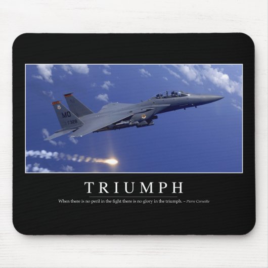 Triomf: Inspirerend prijsopgave 1 Muismat (Voorkant)