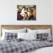 Triomf van Bacchus, 1628 Canvas Afdruk (Insitu (Slaapkamer))