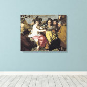 Triomf van Bacchus, 1628 Canvas Afdruk (Insitu (Houten vloer))