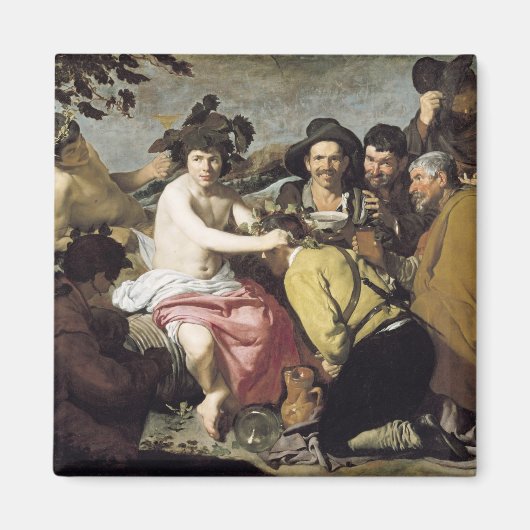 Triomf van Bacchus, 1628 Magneet (Voorkant)