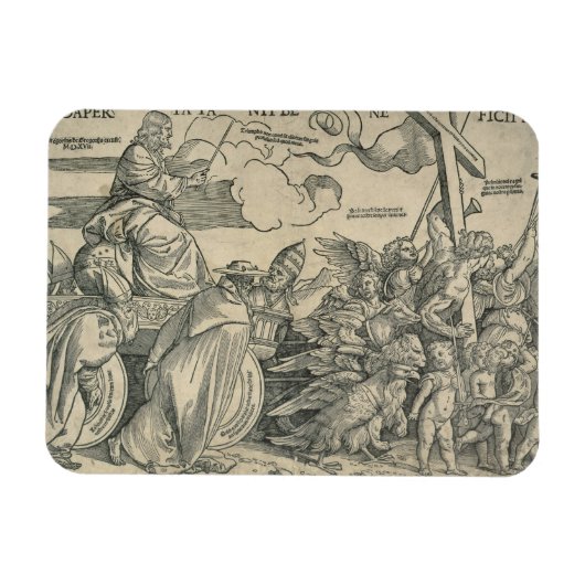 Triomf van Christus (houtgraving) Magneet (Horizontaal)