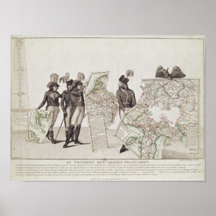 Triomf van de Franse legers Poster