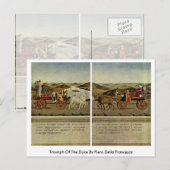 Triomf van de hertog van Piero Della Francesca Briefkaart (Voorkant / Achterkant)