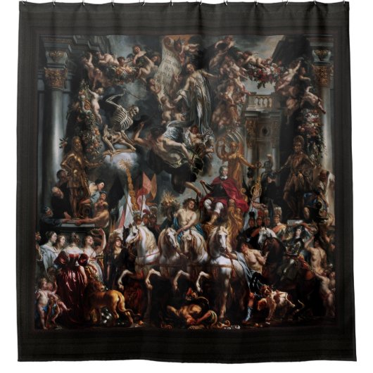 Triomf van Frederik Hendrik, de Prins van Sinaasap Douchegordijn (Voorkant)