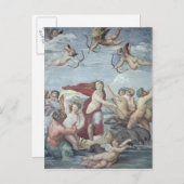 Triomf van Galatea, 1512-14 Briefkaart (Voorkant / Achterkant)