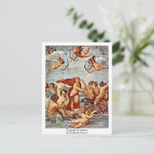 Triomf van Galatea, door Raffaello Sanzio Briefkaart (Staand voorkant)