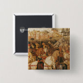 Triomf van Julius Caesar Vierkante Button 5,1 Cm (Voorkant /achterkant)