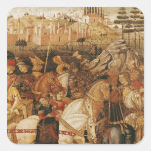 Triomf van Julius Caesar Vierkante Sticker