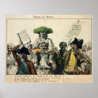 Triomf van Marat Poster