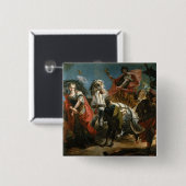 Triomf van Marcus Aurelius Vierkante Button 5,1 Cm (Voorkant /achterkant)