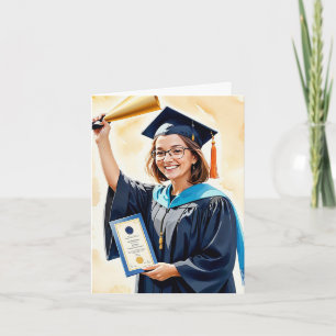 Triomfantelijk gejuich - een toast op uw succes kaart