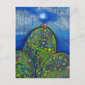 Triomphe après la carte postale tempête