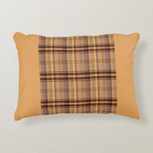 Triomphe TR7 Tan Tartan Coussin décoratif (Devant)