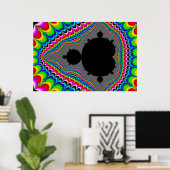 Trip - Fractal Poster (Thuiskantoor)