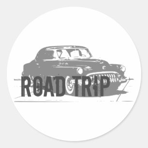 Trip op weg ronde sticker