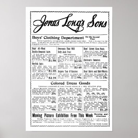 'Trip to the Moon'  film en poster uit 1902 (Voorkant)