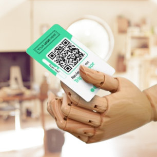 TripAdvisor Review Aanvraag met Logo en QR Code Contactkaartje