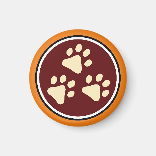 Tripawds 3-Paw Fridge Magnet Magneet (Voorkant)