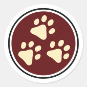 Tripawds 3-poot Logo Stickers (Voorkant)