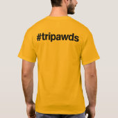 Tripawds Superhero T (Light Hommes) T-Shirt 3-Paw (Dos)