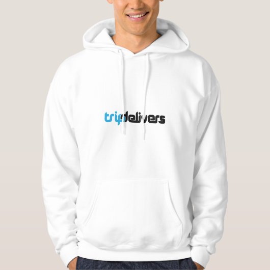 TRIPDELIVERS Hoodie White (Voorkant)