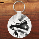 Tripé de kabelmera preto e cinza sleutelhanger (Voorkant)