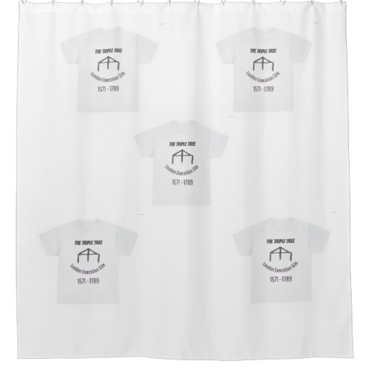 Triple arbre Tee rideau douche (Devant)