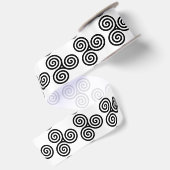 Triple Black Spirals Thunder_Cove Lint (Achterkant)