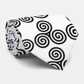 Triple Black Spirals Thunder_Cove Stropdas (Opgerold)