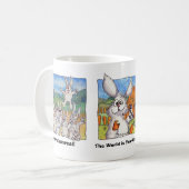 Triple Buns Cartoon Mug (Devant gauche)