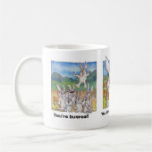 Triple Buns Cartoon Mug (Gauche)