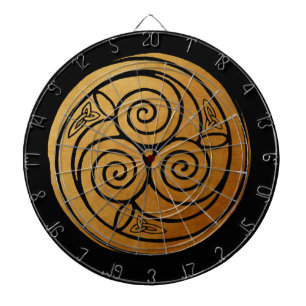 Triple Celtic Knot Swirl Mandala Dartbord