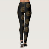 Triple Celtic Knot Swirl Mandala Leggings (Achterkant)