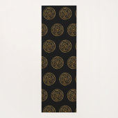 Triple Celtic Knot Swirl Mandala Yoga Mat (Achterkant)