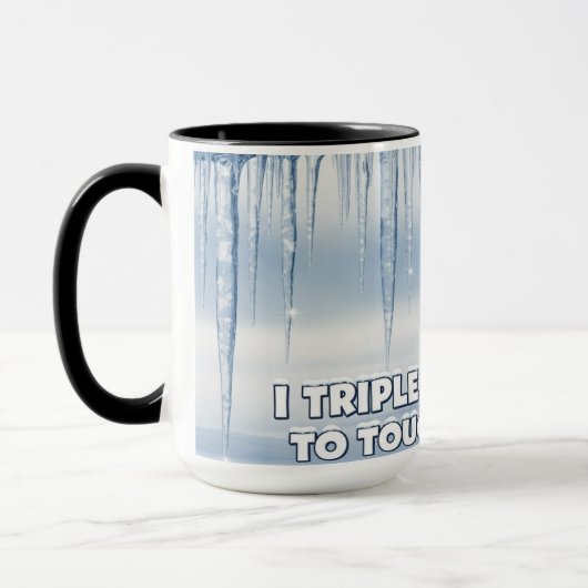 Triple Chien Osez-Vous Combo Mug Drôle Mug (Gauche)
