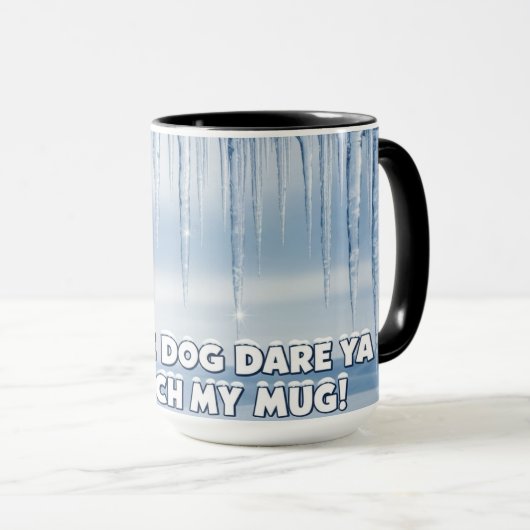 Triple Chien Osez-Vous Combo Mug Drôle Mug (Devant droit)