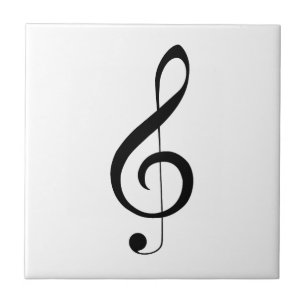 Triple Clef muzieknoot, Tegeltje
