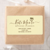 Triple Coeurs Et Couronne Étiquette De Retour D'En (En situation)