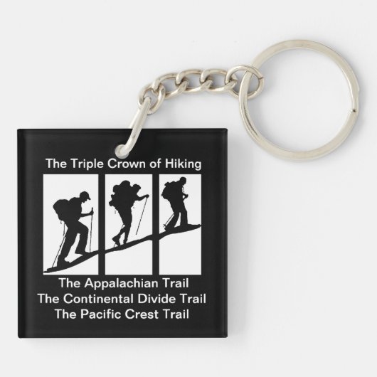 Triple Crown of Hiking Key Ring Sleutelhanger (Achterkant)