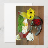 Triple Crown Party-uitnodiging Kaart (Voorkant / Achterkant)