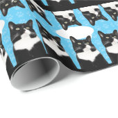 Triple Cute Kat Thuis Bubble Cat Fun Cadeaupapier (Rol Hoek)