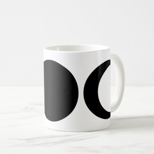 Triple déesse Moon Mug (Devant droit)