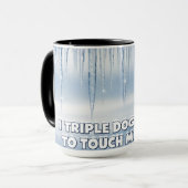 Triple Dog Dare You Combo Mok Funny Christmas mok (Voorkant links)